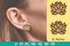 Flower Earring Laser Cut SVG Bundle