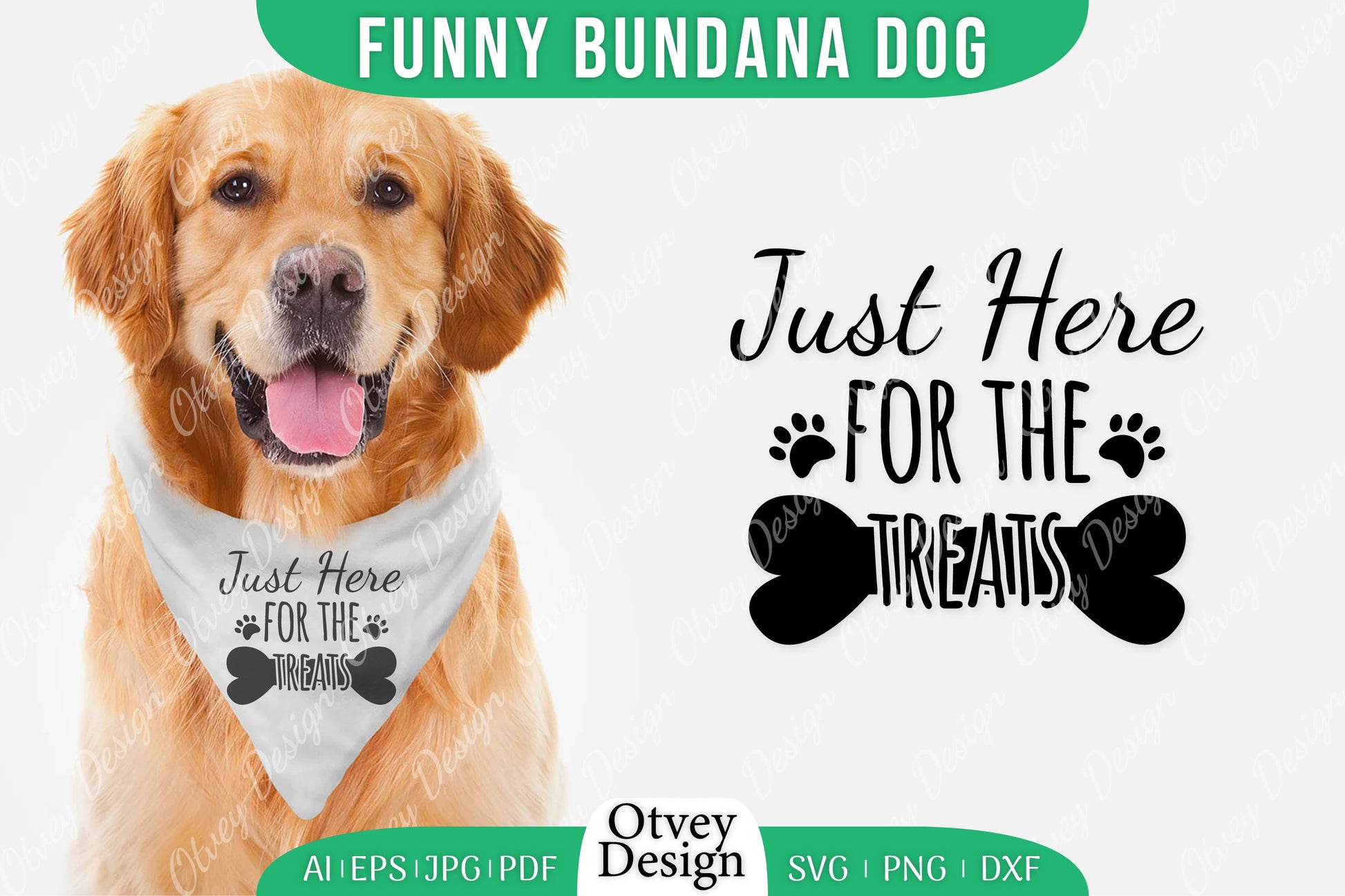 Funny Dog Bandana SVG Bundle 2 - CraftNest - Digital Crafting and Art