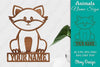 Animal Name Sign SVG Laser Cut Template Door Wall Hanger SVG Bundle