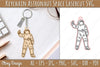 Astronaut Space Keychain Earring SVG Bundle