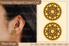 Lasercut Earrings Magnet SVG Bundle