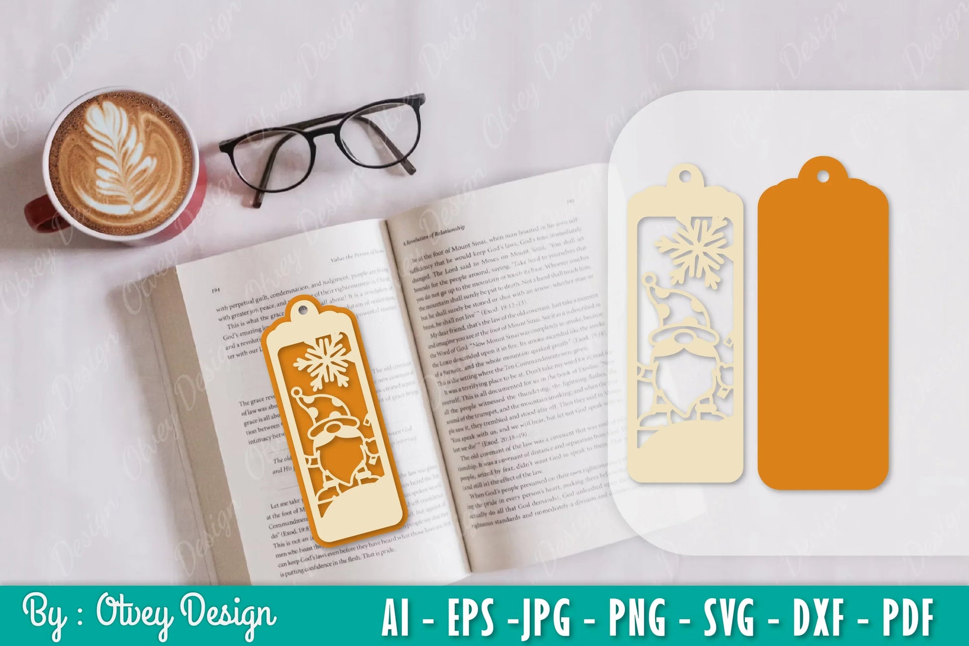 Gnome Bookmark SVG Bundle 2 - CraftNest - Digital Crafting and Art