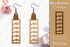 Sea Animals Earrings Laser Cut SVG Bundle