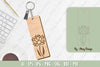 Flower Keychain Laser Cut SVG Bundle