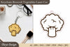 Keychain Vegetables SVG Bundle