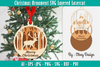 Christmas Ornaments Layered Lasercut SVG Bundle