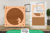 Ski Laser Cut Photo Frame SVG Bundle