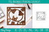Animals Peeking Lasercut SVG Bundle