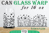 Blooming Wildflowers Can Glass 16 OZ SVG Bundle