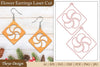 Lasercut Flower Earrings SVG Bundle