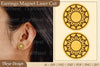 Lasercut Earrings Magnet SVG Bundle