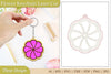 Flower Keychain SVG Bundle