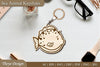 Cute Sea Animal Key Chain SVG