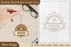 Zodiac Keychain SVG Bundle