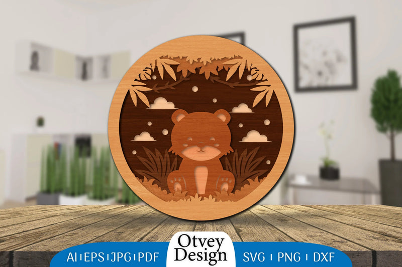 Animals 3D Layered Lasercut SVG Bundle 2 - CraftNest - Digital Crafting and Art