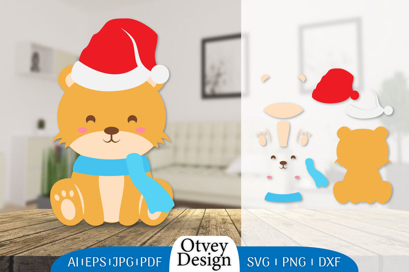 Animals Christmas SVG Bundle 3 - CraftNest - Digital Crafting and Art