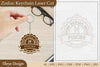 Zodiac Keychain SVG Bundle