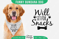 Funny Dog Bandana SVG Bundle 4 - CraftNest - Digital Crafting and Art