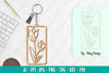 Flower Keychain SVG Bundle
