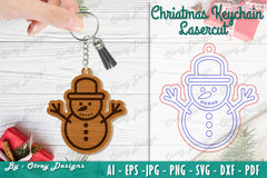 Christmas Keychain Lasercut SVG Bundle - CraftNest - Digital Crafting and Art