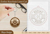 Zodiac Keychain SVG Bundle