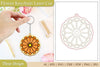 Flower Keychain SVG Bundle