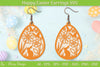 Easter Bunny Earring SVG Layered Bundle