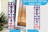 USA Patriotic Vertical Porch Signs SVG Bundle