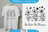 Wildflowers Quote Motivational Sayings SVG Bundle