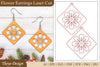 Earrings Lasercut Flower SVG Bundle