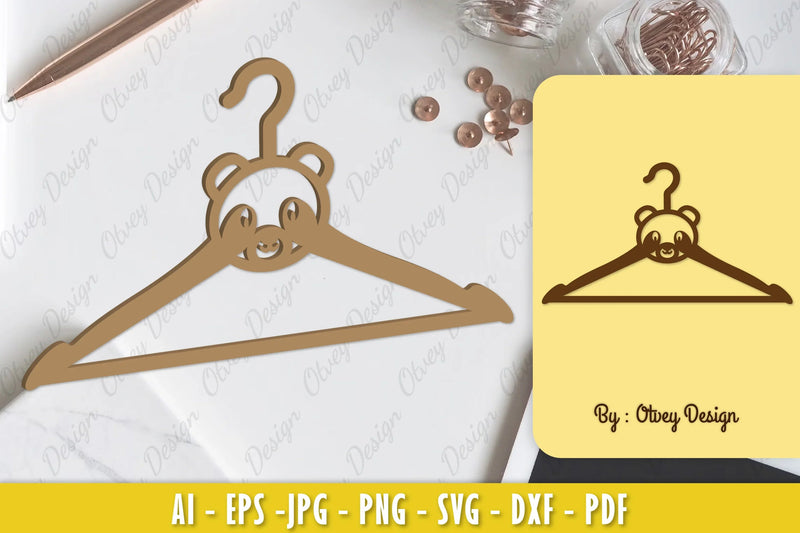 Baby Animals Hanger Laser Cut SVG Bundle 5 - CraftNest - Digital Crafting and Art