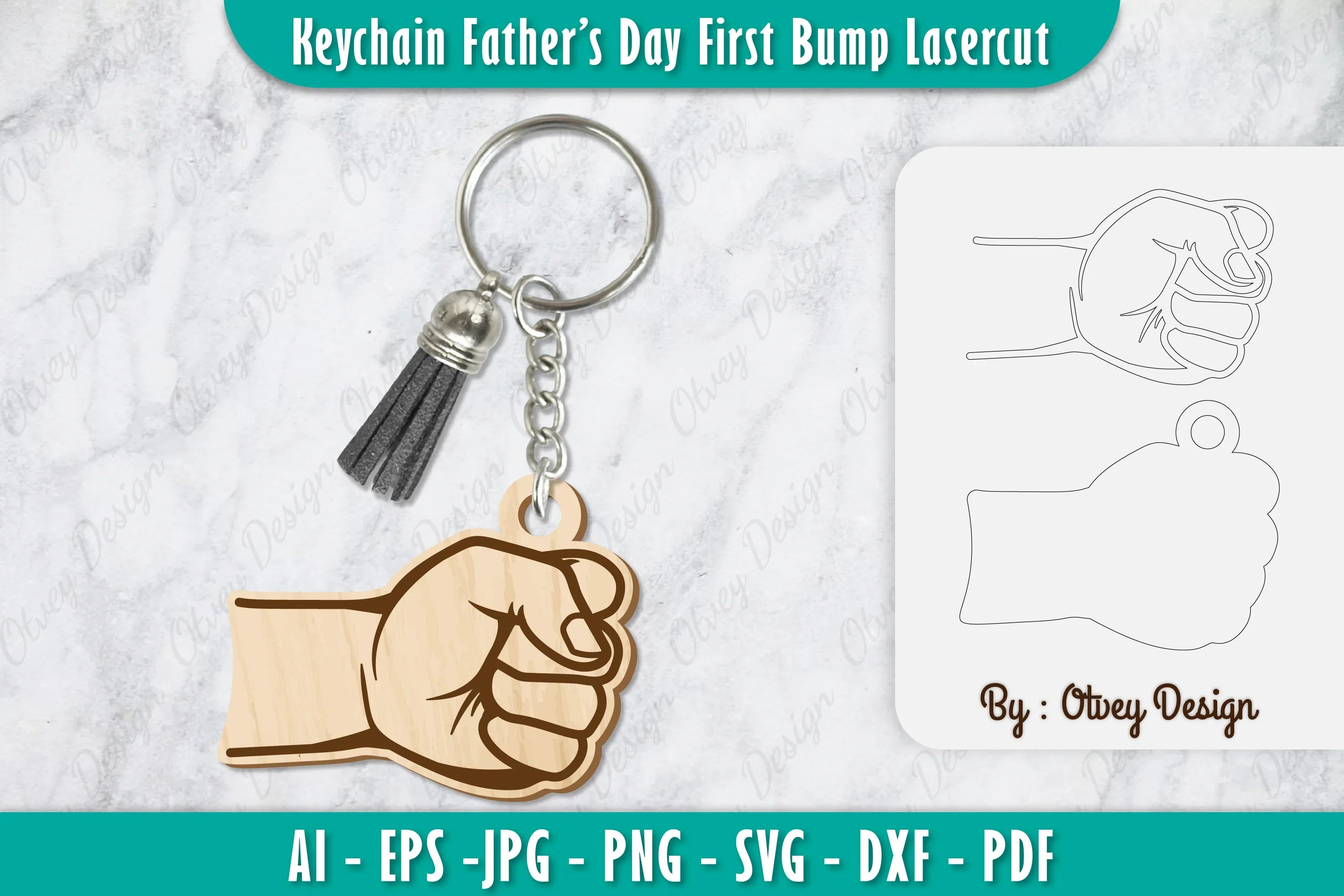 Father's Day First Bump Keychain SVG Bundle 1 - CraftNest - Digital Crafting and Art