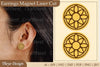 Lasercut Earrings Magnet SVG Bundle