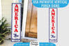 USA Patriotic Vertical Porch Signs SVG Bundle