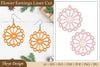 Lasercut Flower Earrings SVG Bundle