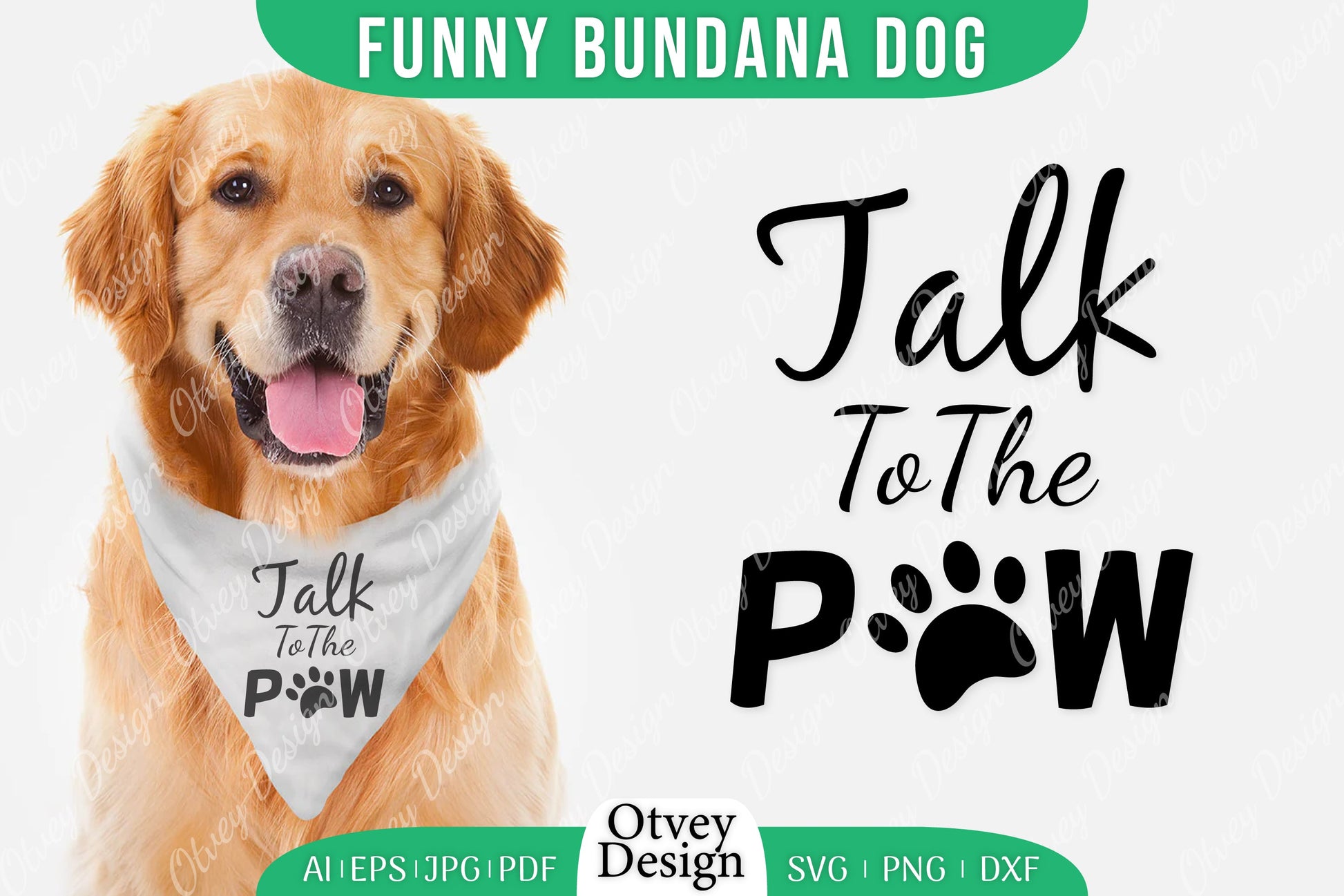 Funny Dog Bandana SVG Bundle 6 - CraftNest - Digital Crafting and Art