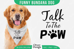 Funny Dog Bandana SVG Bundle 6 - CraftNest - Digital Crafting and Art