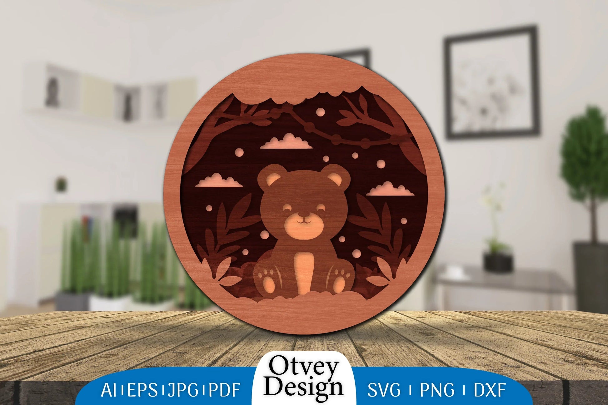 Animals 3D Layered Lasercut SVG Bundle 3 - CraftNest - Digital Crafting and Art
