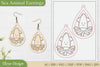 Sea Animal Earrings SVG Bundle