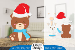 Animals Christmas SVG Bundle 5 - CraftNest - Digital Crafting and Art