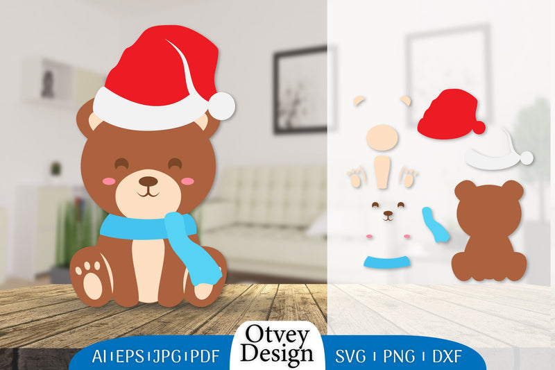 Animals Christmas SVG Bundle 5 - CraftNest - Digital Crafting and Art