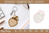 Strawberry Fruit Keychain SVG Bundle