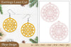 Lasercut Mandala Earrings SVG Bundle