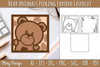 Animals Peeking Layered Lasercut SVG Bundle