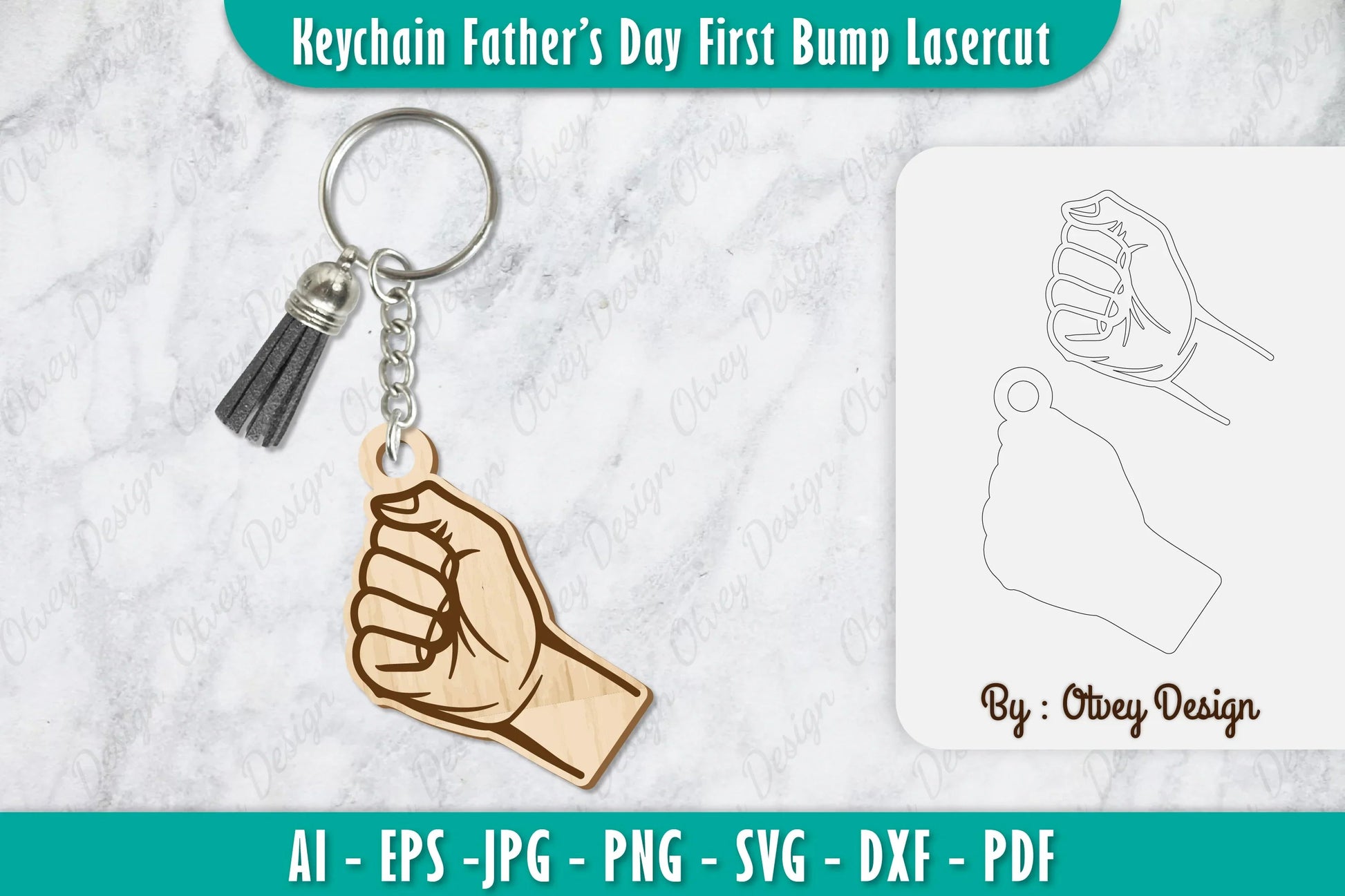 Father's Day First Bump Keychain SVG Bundle 2 - CraftNest - Digital Crafting and Art