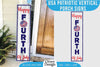 USA Patriotic Vertical Porch Signs SVG Bundle