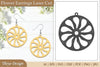 Lasercut Flower Earrings SVG Bundle
