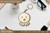 Cute Sea Animal Key Chain SVG