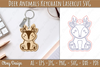 Deer Animals Keychain SVG Bundle