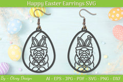 Easter Bunny Earring SVG Bundle 16 - CraftNest - Digital Crafting and Art
